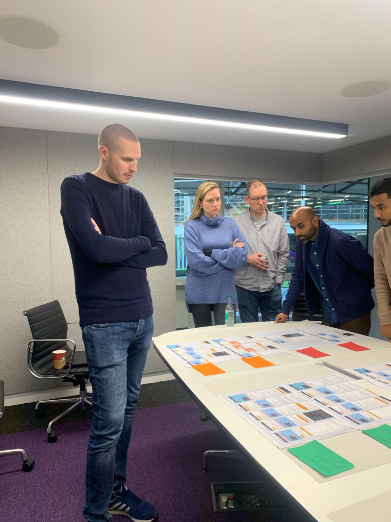 Amazon Mastercard new acquisition journey design workshop